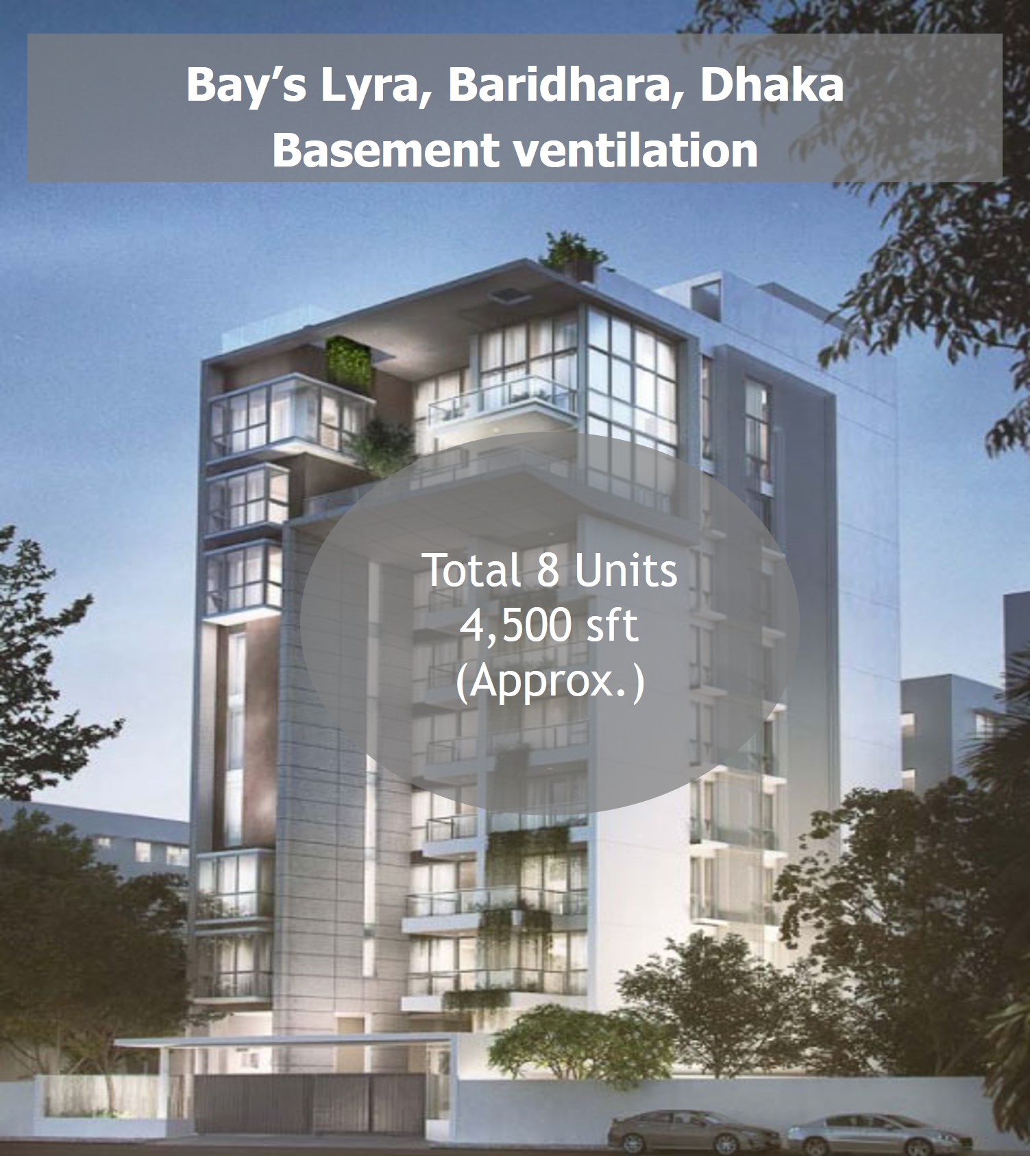 Bay’s Lyra, Baridhara, Dhaka Basement ventilation